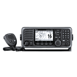 Icom M605 Support Fixe 25W VHF avec Écran Couleur et Connecteur Micro Arrière