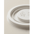 thumbnail image 3 of PS Plastic Lid (White) for 62mm / 4oz Paper Cup (Recyclable) 1000 unit/Pack, 3 of 4