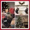 thumbnail image 7 of Lsque Gold Pattern Black Skull Pattern 18 Inch Christmas Stockings, Festive Holiday Stocking for Christmas Decorations Holiday Decor, 7 of 7