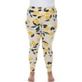 thumbnail image 2 of White Mark Women's Plus Size Casual Tropical Leggings, 2 of 5