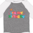 thumbnail image 4 of Inktastic It's My Birthday Letters Boys or Girls Long Sleeve Baby Bodysuit, 4 of 5