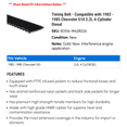 thumbnail image 2 of Timing Belt - Compatible with 1983 - 1985 Chevy S10 2.2L 4-Cylinder Diesel 1984, 2 of 2