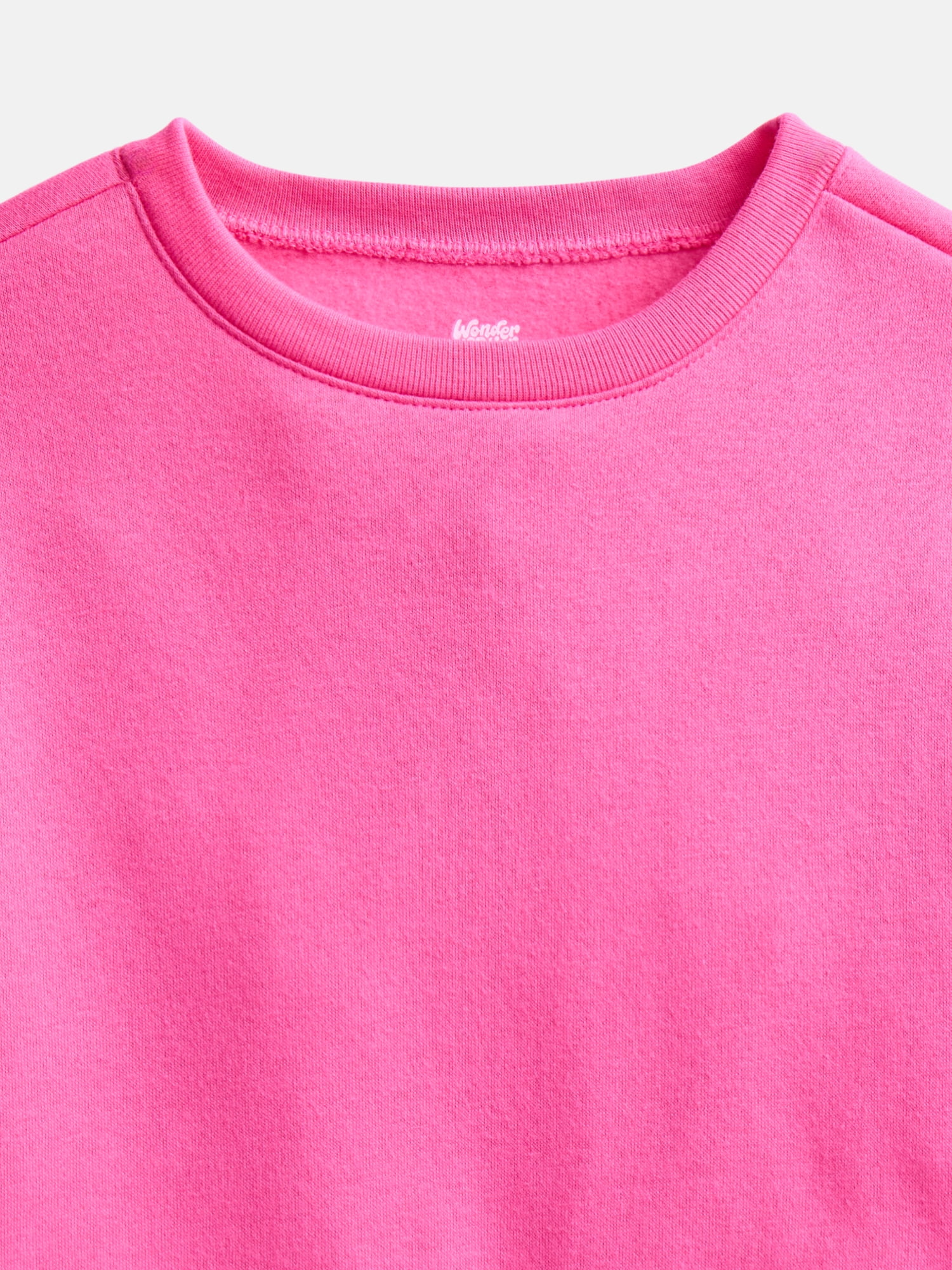 Wonder Nation Baby & Toddler Fleece Crewneck Sweatshirt, Sizes 6M-5T