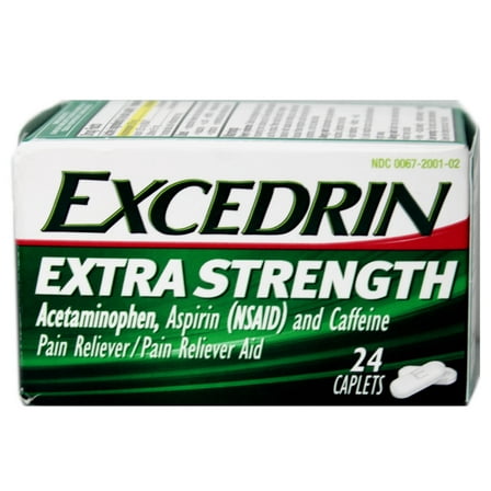 Excedrin Extra Strength Pain Reliever, 24 Count