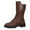 Brown, variant on Oyedens Mid Calf Boots for Women 2024 Vintage Cowboy Riding Boots Casual Womens Cowgirl Combat Boots