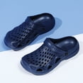 thumbnail image 6 of Garden Clogs for Men Rubber Clog Sandals EVA Gardenning Shoes Summer Water Sandal Waterproof Comfort Slip on Quick Dry Pool Beach Yard Kitchen Antiskid Mules Shower Slides Navy 44, 6 of 6