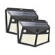 thumbnail image 1 of Foco solar tipo 2 para exteriores, 4 luces laterales, lámpara brillante, aplique de pared, decoración para el jardín de la calle del hogar, 1 of 1