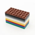 thumbnail image 4 of 10pcs Building Blocks Moc Small Base Short Plate 4x8 3035 DIY Creative Enlighten Bricks Compatible with Assembles Kids Toys blue 10pcs, 4 of 4