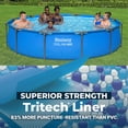 thumbnail image 5 of Bestway Steel Pro MAX 12’ x 30" Metal Frame Above Ground Pool, Blue, POOL ONLY, 5 of 11