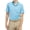 Semi Blue Burst, variant on Men's adidas Adi Performance Heather Golf Polo Color: Gray Three Size: XXL