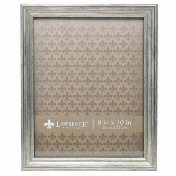 Sutter Burnished Picture Frame - Silver, 0.80 in.