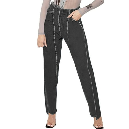 

Women s High Waist Loose Casual Dark Trousers Splicing Wide Womens Pants 14 Tall Size 20 Pants Women Jean Pajama Pants Women Jean Bell Bottom Pants for Women High Waist Short Jean Pants for Women