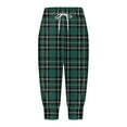 thumbnail image 3 of Sweatpants Capris For Women Print Pants Bottom Drawstring Joggers Womens Business Casual Pants with Pockets Women Pants Casual Cargo Womens Patchwork Casual Pants High Waist plus Size Women Pants, 3 of 4