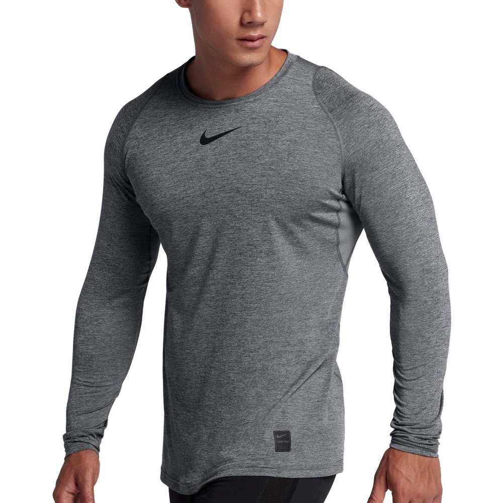 Nike - Nike Men's Pro Long Sleeve Fitted Shirt - Walmart.com - Walmart.com