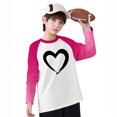 thumbnail image 6 of Posijego Valentines Day Shirts for Kids Girls Long Sleeve Tee Cute Graphic T-Shirts Spring Basic Tee Undershirts Tops, 6 of 9