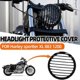 thumbnail image 3 of Motorcycle Headlight Grill Cover Grille Guard For Harley Davidson Sportster XL 883 XL883 Iron XL 1200 XL1200 Custom XL1200C 1200, 3 of 5