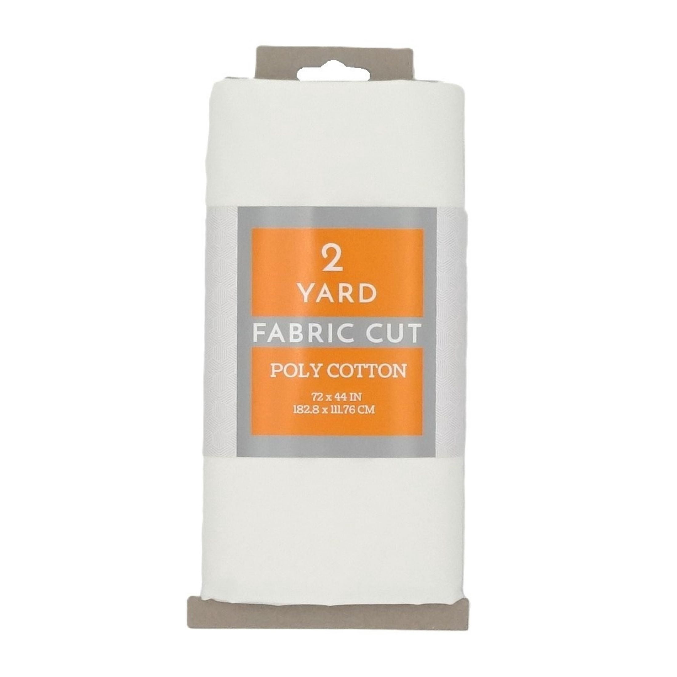 (4 pack) Shason Textile 2 Yard Cut Poly Cotton Fabric, Cream, 44" Wide for Craft & Quilting Projects