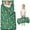 Green Christmas Santa, variant on Green Christmas Santa and Icon Pattern Toddler Nap Mats for Kids Preschool,50"x20" Sleeping Mat Bag or Kids,Toddler Sleeping Bag,Toddler Nap Mat or Daycare