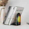 thumbnail image 4 of Sikiie Tennis Ball In Fire And Water Bookends 1 Pair, Wood Bookends for Shelves, Book Ends for Shelves, Book Shelf Holder for Home Office, 4 of 7