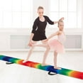 thumbnail image 4 of Costway 8 FT Folding Gymnastic Beam with Anti-slip Base Pine Wood Frame Carrying Handle Multicolor, 4 of 9