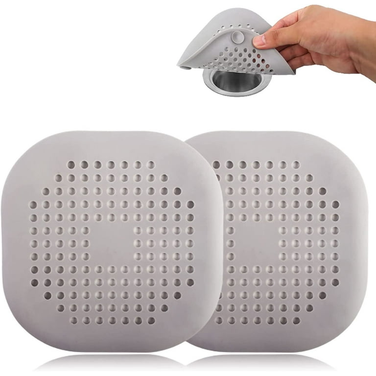 Drain Hair Catcher Silicone Shower Drain Cover Hair Catcher for