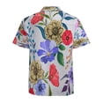thumbnail image 3 of High Quality Hawaiian Shirts for Men Short Sleeve Aloha Beach Shirt Floral Summer Casual Button Down Shirts Blouses GUTWT9, 3 of 7