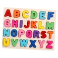 thumbnail image 4 of Tablero de madera para emparejar, juego educativo temprano, juguetes de aprendizaje, regalos, viajes para niños Letra mayúscula, 4 of 9