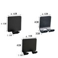 thumbnail image 4 of Gancho sin perforaciones Space Gancho de aluminio para abrigos Soporte para cuchillas de afeitar Gancho para enchufe de cocina y baño Gancho de pared para inodoro Gancho simple individual, 4 of 4