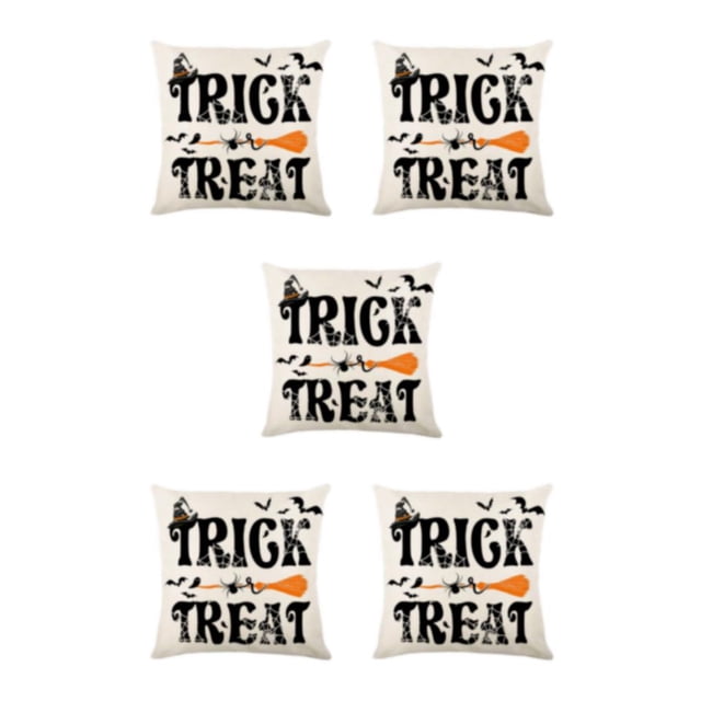 QualitChoice Soft And Easy-care Halloween Throw Pillow Covers For Creepier Look JYM328-4 5Set