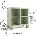 thumbnail image 6 of Storkcraft California Cube Organizer Children's Bookcase, Sage with Driftwood, 6 of 11