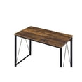 thumbnail image 5 of Weathered Oak& Black Finish Writing Desk, 5 of 7