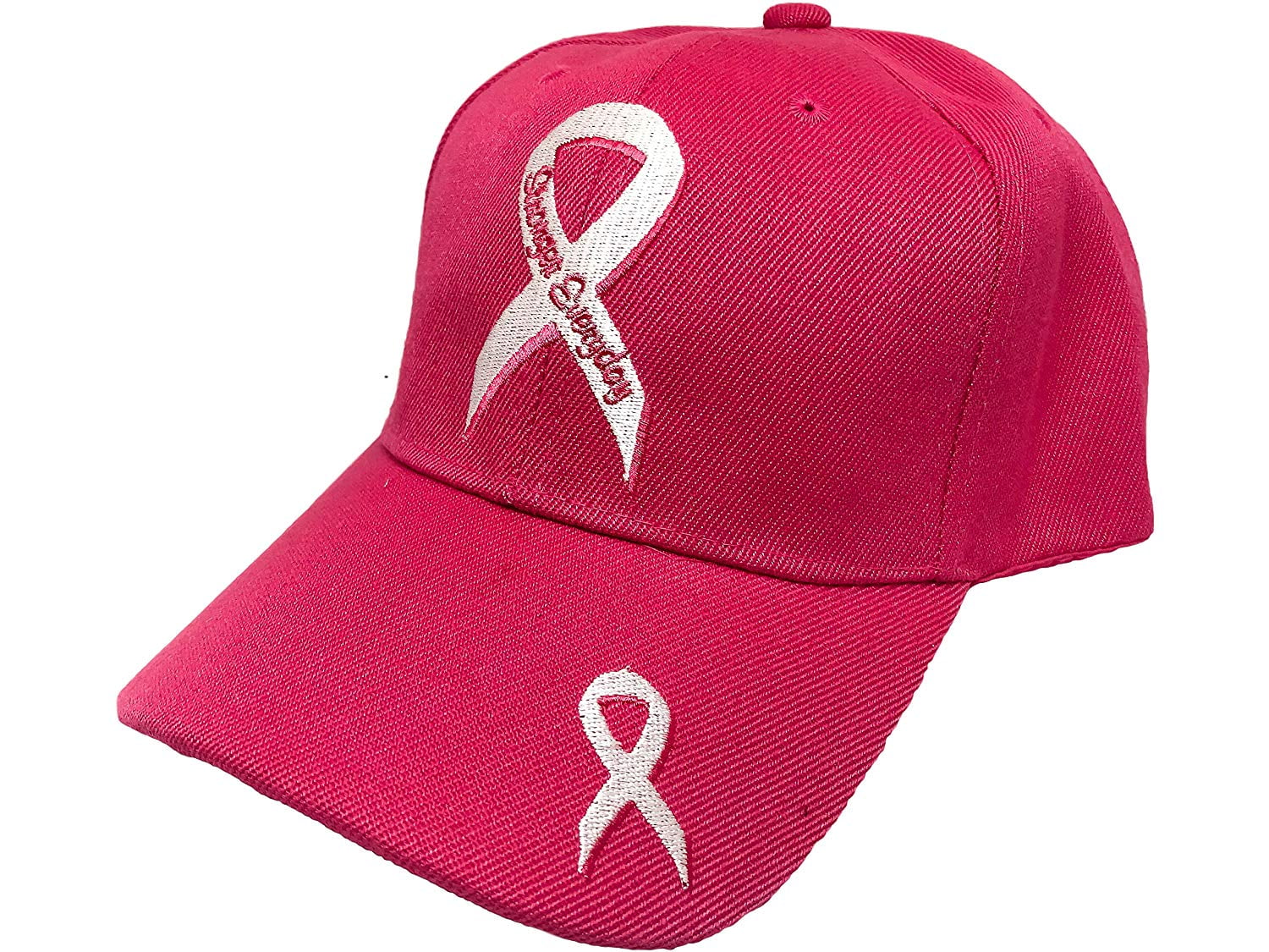 Black Duck Brand Breast Cancer Awareness Stronger Everyday Pink Ribbon Adjustable Baseball Hat