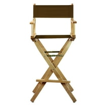 "30" Director's Chair Natural Frame-Brown Canvas"