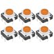 thumbnail image 3 of Interruptor de botón táctil, 20 piezas, 12 x 12 x 7,3 mm, interruptores industriales de pulsación táctil, interruptor táctil de luz LED, diseño aerodinámico, 3 of 12