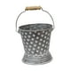 thumbnail image 3 of Maceta portátil decorativa con asa de hierro forjado y estampado de lunares blancos Pequeño, 3 of 9