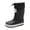 Black, variant on Kids Rain Boots Waterproof Soft Non-Slip Shoes Easy Slip On for Boys Girls Outdoor Rainy Day Wear