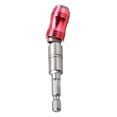 thumbnail image 1 of Herramientas Adaptador varilla extensión punta multiángulo Destornillador eléctrico hexagonal Adaptador autoblocante liberación rápida 6 35 mm (D) plateado-Rojo, 1 of 9