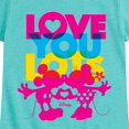 thumbnail image 3 of Disney - Love You Lots - Youth Girls Fitted Short Sleeve T-Shirt, 3 of 5