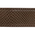 thumbnail image 2 of Men Mocha Faux Snake Skin Leather Belt, 2 of 2