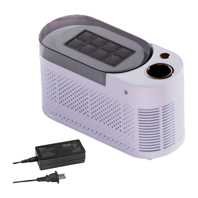 veasfak Countertop Ice Maker Machine Energy Saving Portable for Camping Kitchen Home No Car Power Cable