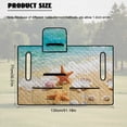 thumbnail image 7 of Pzuqiu Starfish and Conch Pattern Golf Cart Seat Covers 4 Front Pockets, for Golf Carts, Quilted Golf Cart Seat Covers, Compatible with EZGO Club Car, 7 of 7