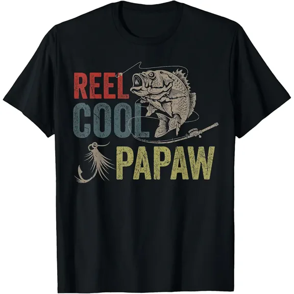Reel Cool Papaw Fishing T-Shirt