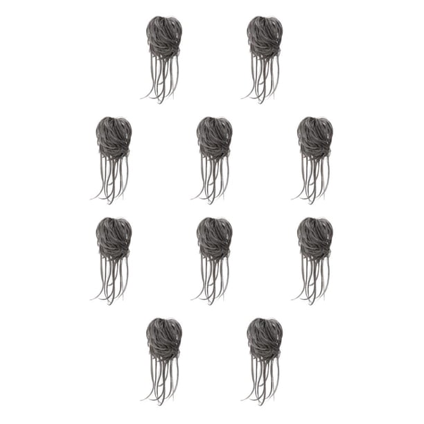 Seitruly Moño de cola de caballo de fibra peinado multiusos esencial para mujeres extensión de cola de caballo cabello rizado señoras 4/60 4/60 10Conjunto