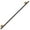 Champagne / Matte Black, variant on Alno A9320-24-MB Vita Bella Modern 24" Center To Center Smooth Bar Bathroom Towel / Robe /