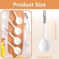 thumbnail image 2 of 5 Pieces Ceramic Spoons,Asian Soup Spoon,Ramen Spoons,Japanese Soup Spoons,Ceramic Large Soup Spoons Chinese Soup Spoons for Pho,Wonton,Dumpling,Noodles (Black-6.5 in), 2 of 7