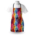 thumbnail image 3 of Colorful Apron Abstract Modern Art Expression Pattern Vector Illustration Design Artwork Print, Unisex Kitchen Bib Apron with Adjustable Neck for Cooking Baking Gardening, Multicolor, by Ambesonne, 3 of 3