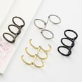 thumbnail image 5 of Gold Creative Metal Loose Leaf Book Binder Hinged Rings Scrapbook Clips, 5 of 5