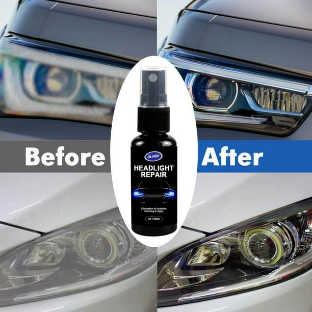 pitrice Car Headlight Repair Polish for Yellowing Light Scratch Blur