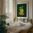 thumbnail image 3 of Lemon's Out of The Net Bag - India Illustration Lemon Fruit Modern Art Pop Art Botanical Kitchen Decor Unframed Wall Art Print 11 x 14 inches, 3 of 13