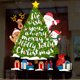 thumbnail image 1 of Feliz Navidad Pegatinas de pared Ventana Decoración de la habitación Año Nuevo Decoración del hogar Extraíble Serie de Navidad, 1 of 3